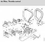 Stihl 024 S Version with Larger Piston Diam Gasoline Chainsaw Spare Parts